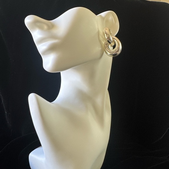 J. Crew Rounded Chainlink Earrings - Picture 3 of 4